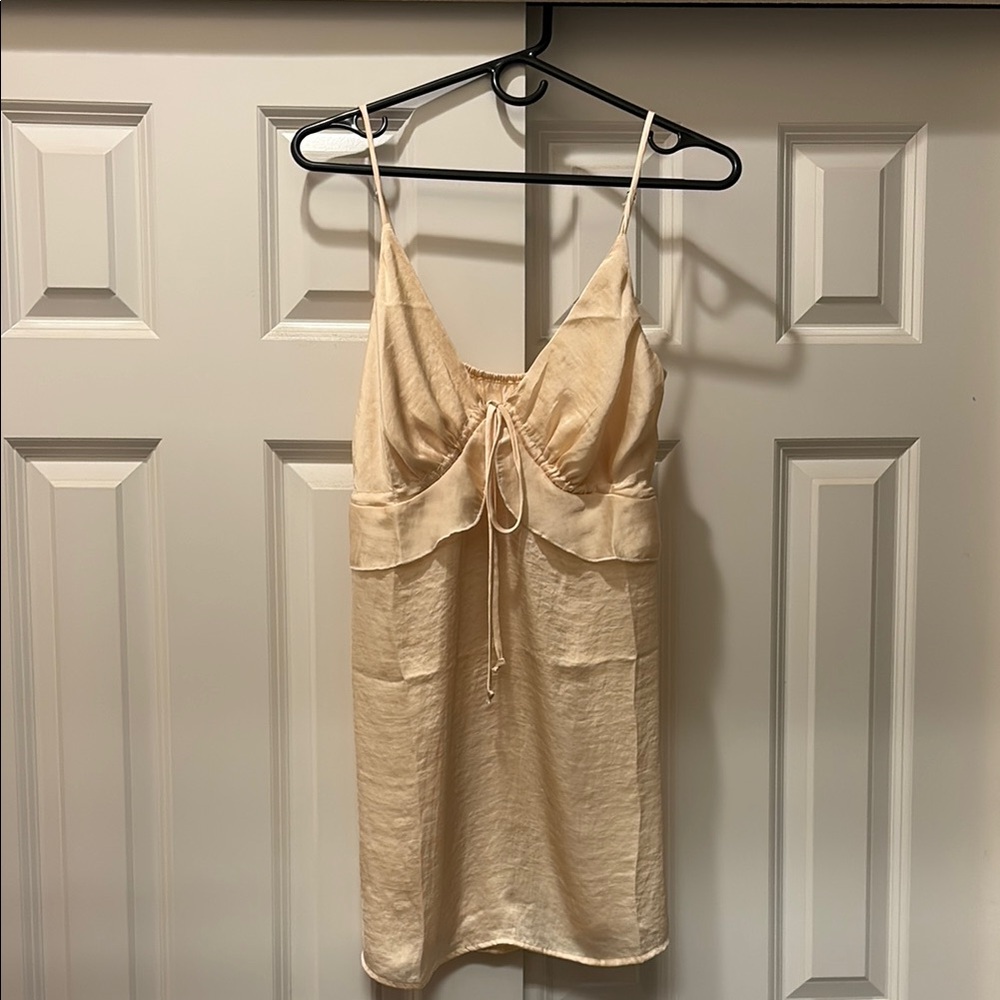 Everyday Ritual Isabelle Babydoll Dress In Abalone.